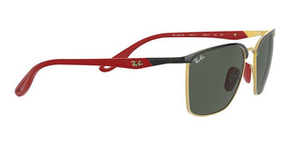 Ray-Ban RB 3673M SCUDERIA FERRARI unisex Black Geometric Sunglasses