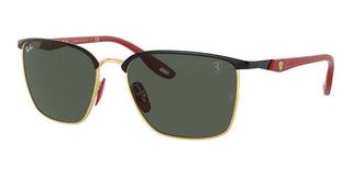 Ray-Ban RB 3673M SCUDERIA FERRARI unisex Black Geometric Sunglasses