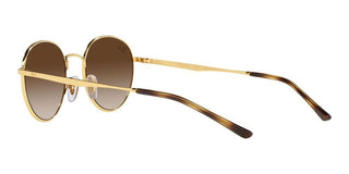 Ray-Ban RB 3681 unisex Gold Round Sunglasses