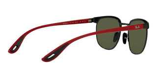 Ray-Ban RB 3698M SCUDERIA FERRARI unisex Black Geometric Sunglasses