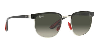 Ray-Ban RB 3698M SCUDERIA FERRARI unisex Black Geometric Sunglasses