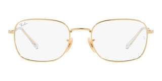 Ray-Ban RB 3706 unisex Gold Geometric Sunglasses
