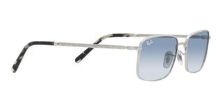 Ray-Ban RB 3717 unisex Silver Squared Sunglasses