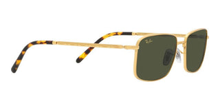 Ray-Ban RB 3717 unisex Gold Squared Sunglasses