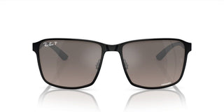 Ray-Ban RB 3721CH unisex Black Squared Sunglasses