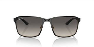 Ray-Ban RB 3721 unisex Black Squared Sunglasses