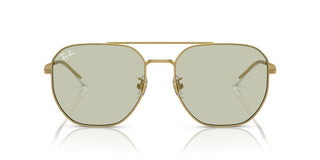 Ray-Ban RB 3724D unisex Gold Pilot Sunglasses