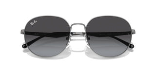 Ray-ban Rb 3727d Unisex Ruthenium Round Sunglasses