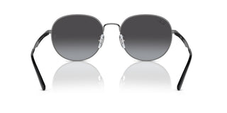 Ray-ban Rb 3727d Unisex Ruthenium Round Sunglasses