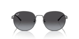 Ray-ban Rb 3727d Unisex Ruthenium Round Sunglasses