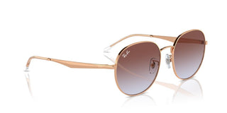 Ray-ban Rb 3727d Unisex Rose Gold Round Sunglasses