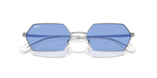 Ray-Ban RB 3728 unisex Silver Squared Sunglasses