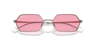 Ray-ban Rb 3728 Unisex Silver Squared Sunglasses