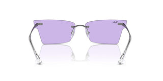 Ray-ban Rb 3730 Unisex Silver Squared Sunglasses