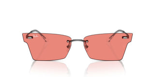 Ray-ban Rb 3730 Unisex Gold Squared Sunglasses