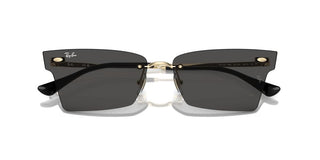 Ray-ban Rb 3730 Unisex Gold Squared Sunglasses