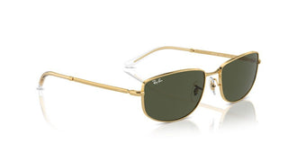 Ray-ban Rb 3732 Unisex Gold Geometric Sunglasses