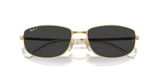 Ray-ban Rb 3732 Unisex Gold Geometric Sunglasses