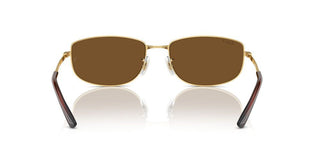 Ray-ban Rb 3732 Unisex Gold Geometric Sunglasses