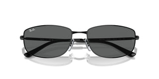 Ray-ban Rb 3732 Unisex Black Geometric Sunglasses
