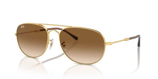 Ray-ban Rb 3735 Unisex Gold Pilot Sunglasses