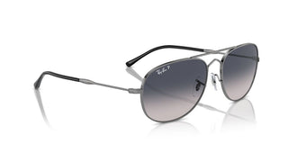 Ray-ban Rb 3735 Unisex Ruthenium Pilot Sunglasses