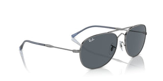Ray-ban Rb 3735 Unisex Ruthenium Pilot Sunglasses