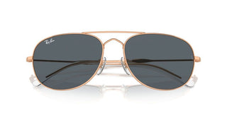 Ray-ban Rb 3735 Unisex Rose Gold Pilot Sunglasses