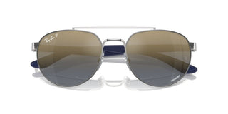 Ray-ban Rb 3736ch Unisex Silver Pilot Sunglasses