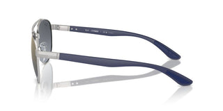 Ray-ban Rb 3736ch Unisex Silver Pilot Sunglasses