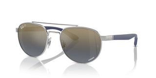 Ray-ban Rb 3736ch Unisex Silver Pilot Sunglasses
