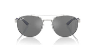 Ray-Ban RB 3736 unisex Silver Pilot Sunglasses