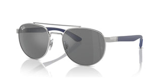 Ray-Ban RB 3736 unisex Silver Pilot Sunglasses