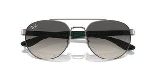 Ray-ban Rb 3736 Unisex Ruthenium Pilot Sunglasses