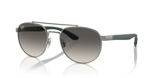 Ray-ban Rb 3736 Unisex Ruthenium Pilot Sunglasses
