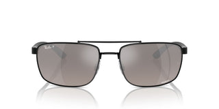Ray-ban Rb 3737ch Unisex Black Squared Sunglasses