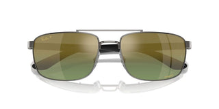 Ray-ban Rb 3737ch Unisex Ruthenium Squared Sunglasses
