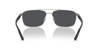 Ray-ban Rb 3737 Unisex Ruthenium Pilot Sunglasses