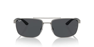 Ray-ban Rb 3737 Unisex Ruthenium Pilot Sunglasses