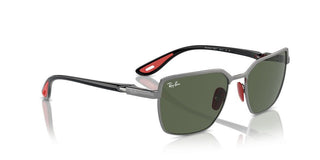 Ray-ban Rb 3743m Unisex Transparent Geometric Sunglasses