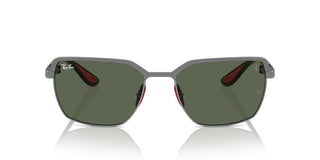 Ray-ban Rb 3743m Unisex Transparent Geometric Sunglasses
