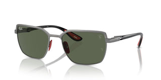 Ray-ban Rb 3743m Unisex Transparent Geometric Sunglasses