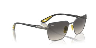 Ray-ban Rb 3743m Unisex Ruthenium Geometric Sunglasses