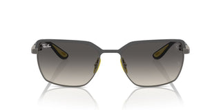Ray-Ban RB 3743M unisex Ruthenium Geometric Sunglasses