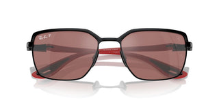Ray-ban Rb 3743m Unisex Black Geometric Sunglasses