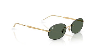 Ray-Ban RB 3767 unisex Gold Oval Sunglasses