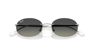 Ray-Ban RB 3767 unisex Silver Oval Sunglasses
