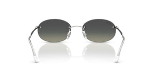 Ray-Ban RB 3767 unisex Silver Oval Sunglasses