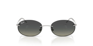 Ray-Ban RB 3767 unisex Silver Oval Sunglasses