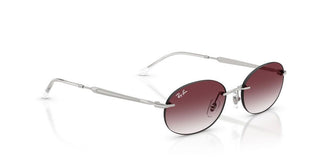 Ray-Ban RB 3767 unisex Silver Oval Sunglasses